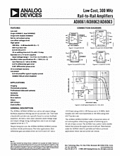 DataSheet AD8063 pdf